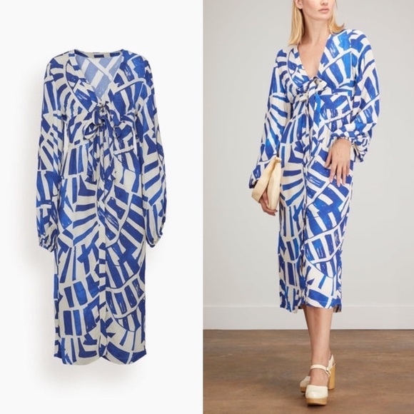 NWT ALEXIS Brazil Dress in Royal Blue - Picture 3 of 12